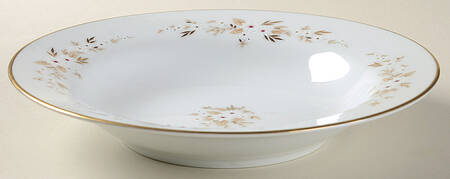 Rosewood Rim Soup Bowl