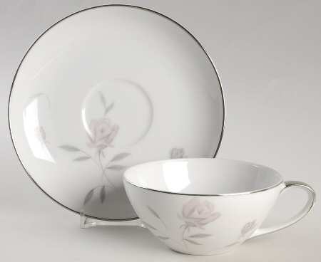 Rosina Flat Cup & Saucer Set