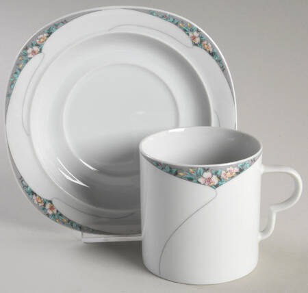 Rosina Flat Cup & Saucer Set