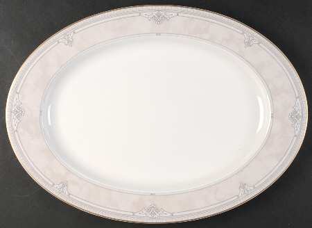 Roman Villa 17" Oval Serving Platter