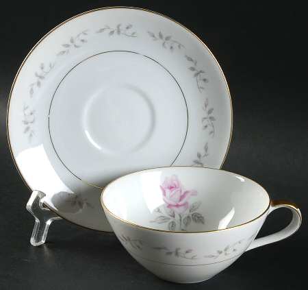 Rowena Flat Cup & Saucer Set