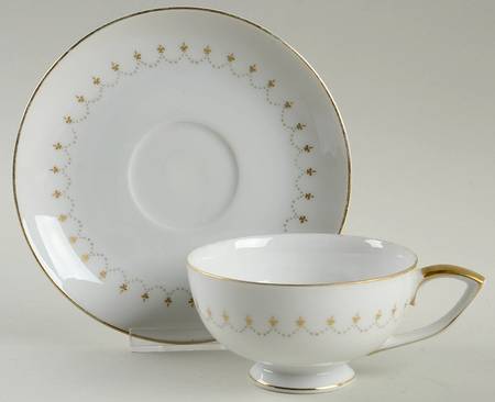 Royalty Footed Cup & Saucer Set