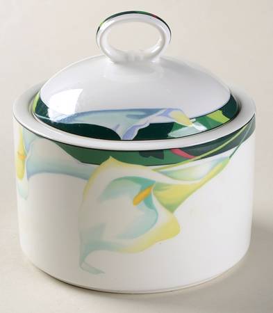 Rue De Lis Sugar Bowl & Lid