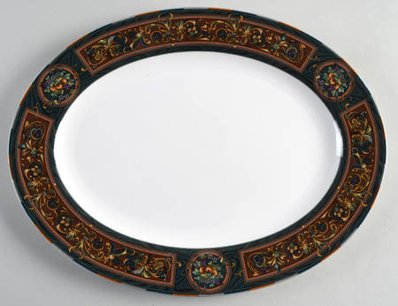 Rue De Paradis 14" Oval Serving Platter