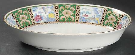 Satsuma Branch 10" Oval Vegetable Bowl