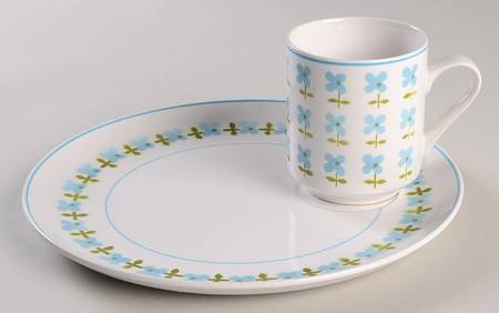 Sachets Snack Plate & Cup Set
