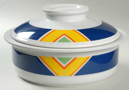 Santa Fe Blue 2.75 Qt Round Covered Casserole