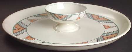 Santa Fe 2 Pc Chip & Dip Set (Uses the Crudite Dip/Sherbet)