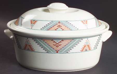 Santa Fe 2 Quart Oval Covered Casserole