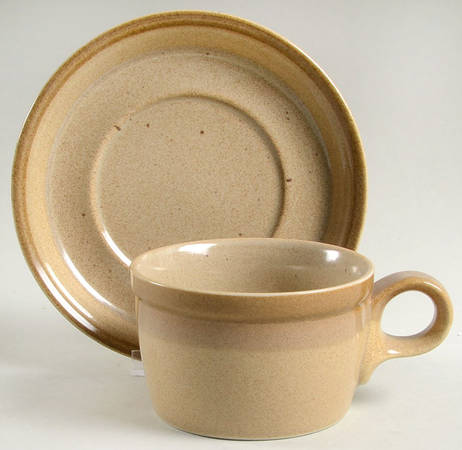 Sahara Flat Cup & Saucer Set