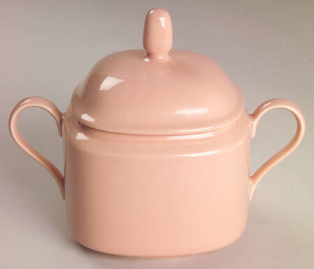 Salmon Sugar Bowl & Lid