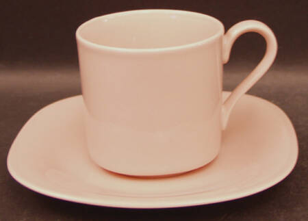 Salmon Flat Cup & Saucer Set