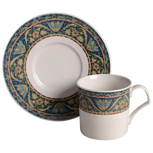 San Marco Flat Cup & Saucer Set