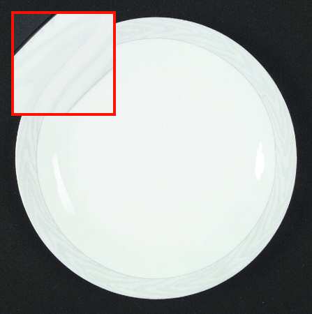 Satin Moire Salad Plate