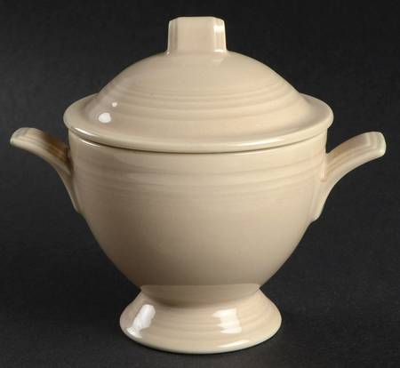 Sand Sugar Bowl & Lid