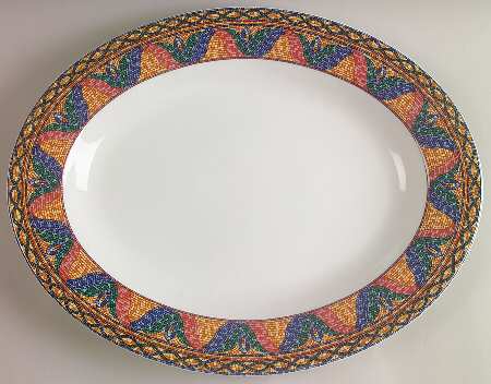 Sao Paulo 14" Oval Serving Platter
