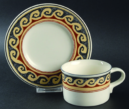 San Remo Flat Cup & Saucer Set