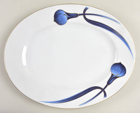 Sapphire Silhouette 14" Oval Serving Platter