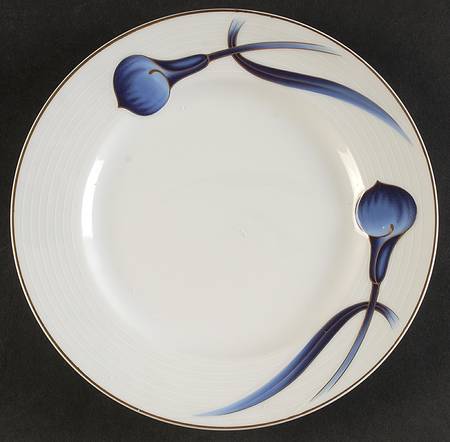 Sapphire Silhouette Salad Plate