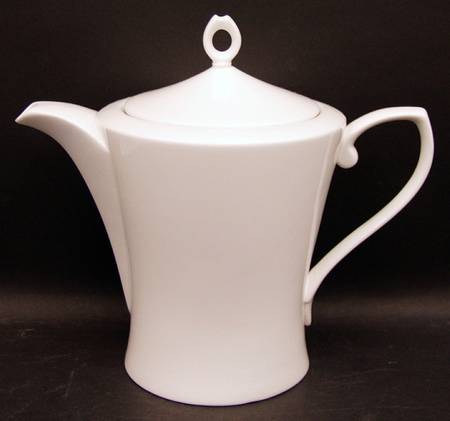 Satin White Teapot & Lid