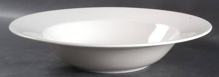 Satin White 10" Round Vegetable Bowl