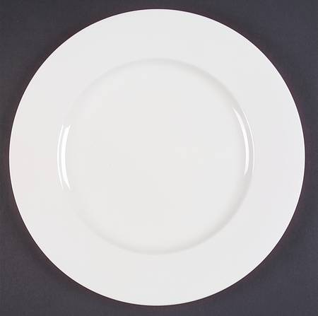 Satin White 12" Chop Plate (Round Platter)