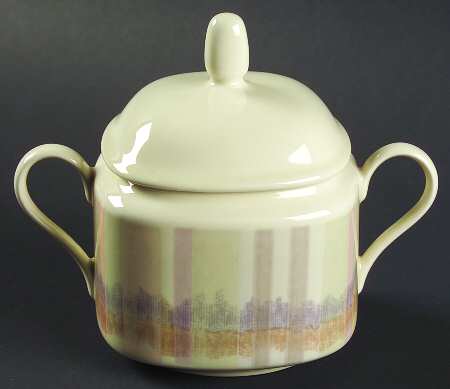 Scottish Thistle Sugar Bowl & Lid