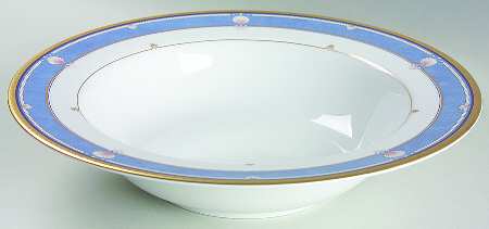 Seamist Blue 10" Round Vegetable Bowl