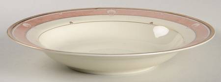 Seamist Peach Rim Soup Bowl by Mikasa