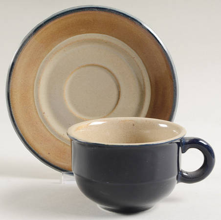 Seaside Flat Cup & Saucer Set