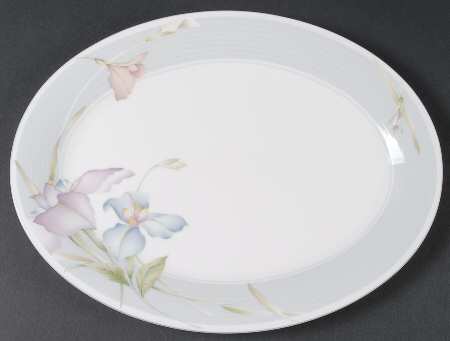 Sea Flower 14" Oval Serving Platter