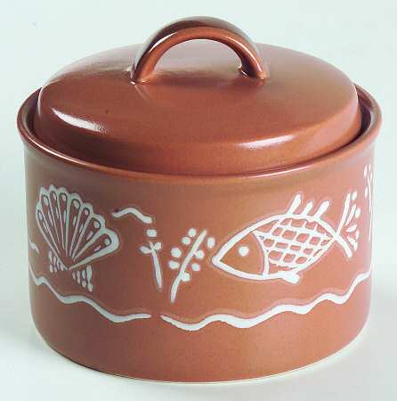 Sea Melody Sugar Bowl & Lid
