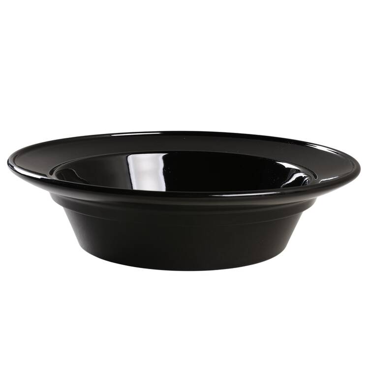Separates Jet Black 11" Round Vegetable Bowl