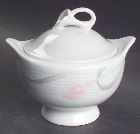 Serenade Pink Sugar Bowl & Lid