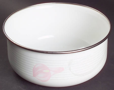 Serenade Pink Individual Metal Bowl (Part of Set)