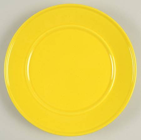 Separates Yellow Salad Plate