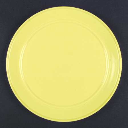 Separates Yellow Dinner Plate
