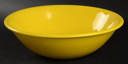 Separates Yellow 8" Round Vegetable Bowl