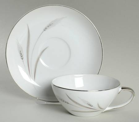 September Song Flat Cup & Saucer Set