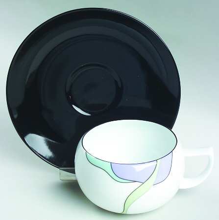 Sea Spray Flat Cup & Saucer Set