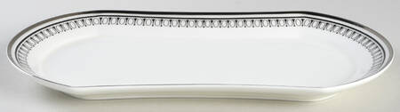 Seville (Black Border) Butter Tray