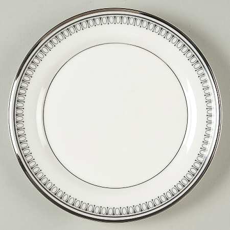 Seville (Black Border) Bread & Butter Plate