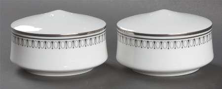 Seville (Black Border) Salt & Pepper Set