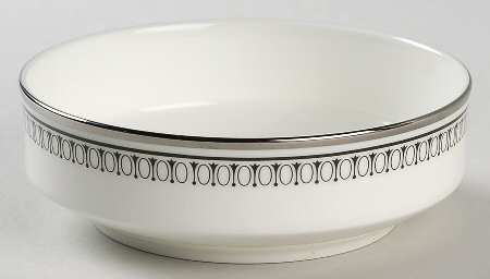 Seville (Black Border) Fruit/Dessert (Sauce) Bowl
