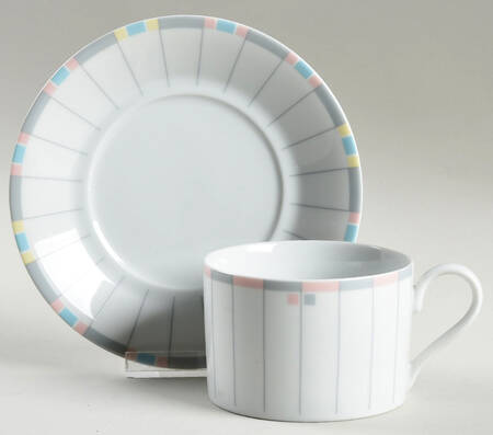 Seville Flat Cup & Saucer Set