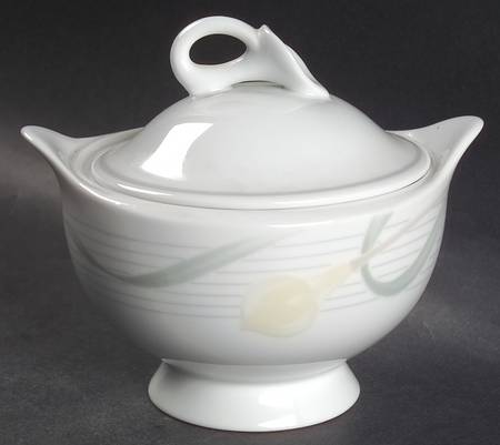Serenade Yellow Sugar Bowl & Lid