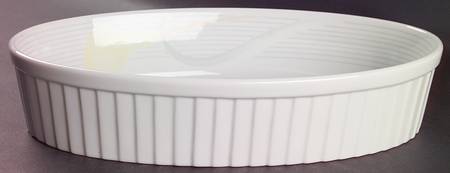 Serenade Yellow 12'' Oval Baker