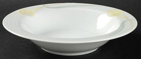 Serenade Yellow Rim Fruit/Dessert (Sauce) Bowl