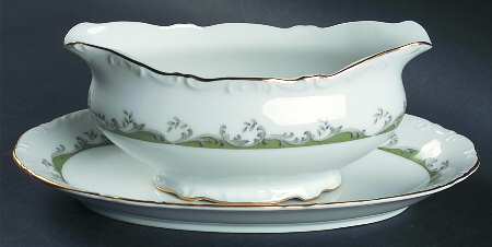 Shetland Gravy Boat & Underplate/Relish