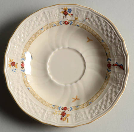 Shangri-La (D1001, Fine Ivory) Saucer by Mikasa